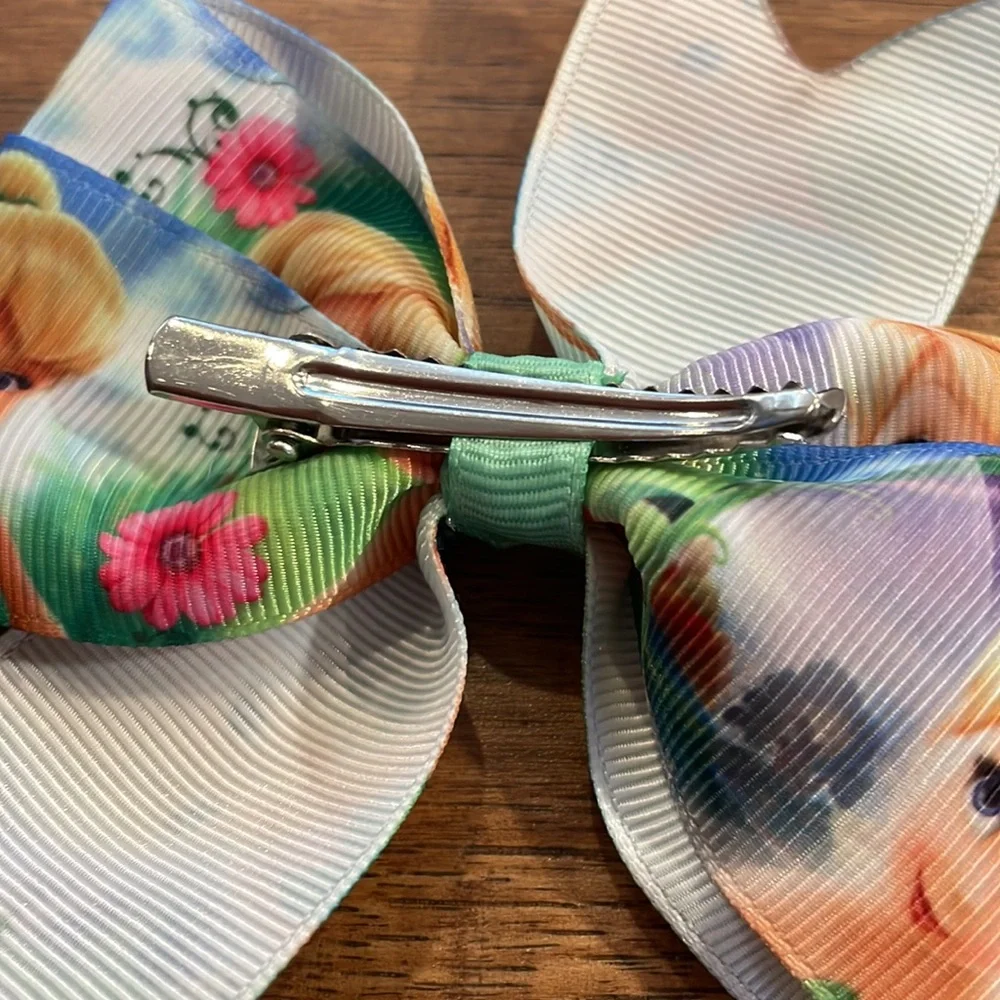 Tinker Bell Bow Alligator Clip